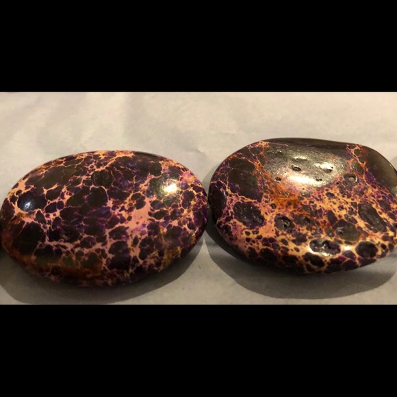 String of Large Jasper Deep Purple/Pink/ - Picture 4 of 7